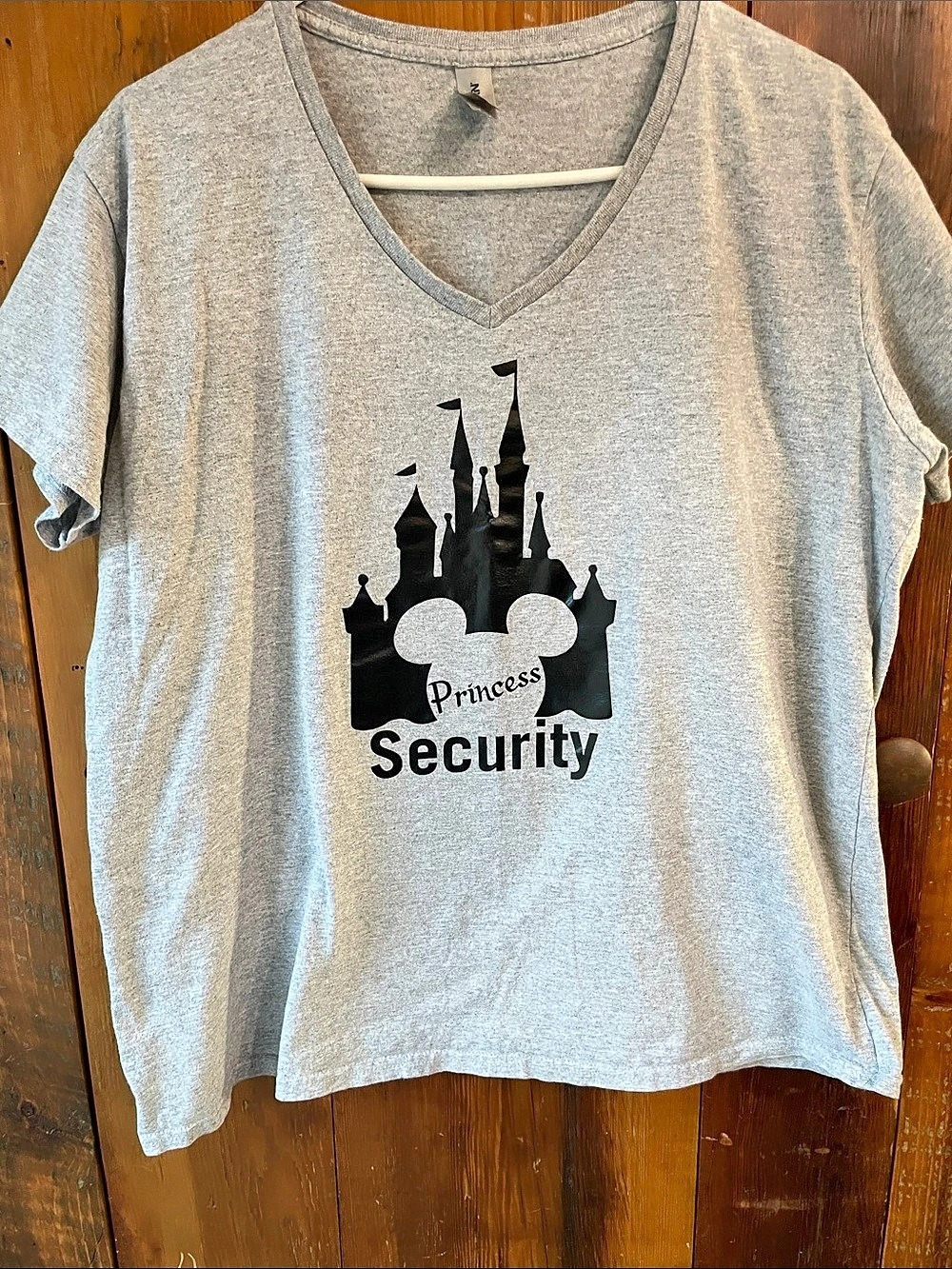 Gildan Princess Security Graphic Tee 2XL Gray